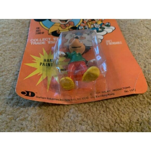 Disney-Kins Mickey Mouse Hand Painted 1972 Hong Kong Durham New in Package - Picture 2 of 4